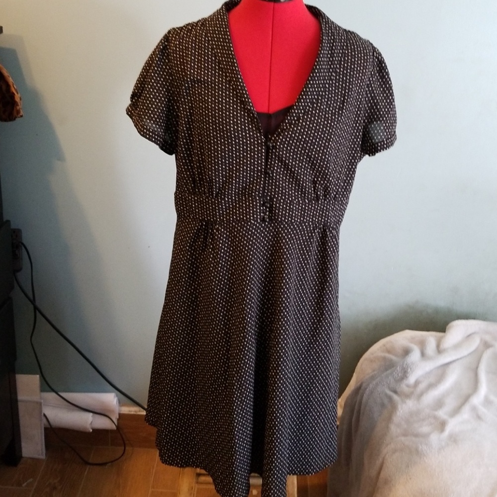 Black Polkadot dress